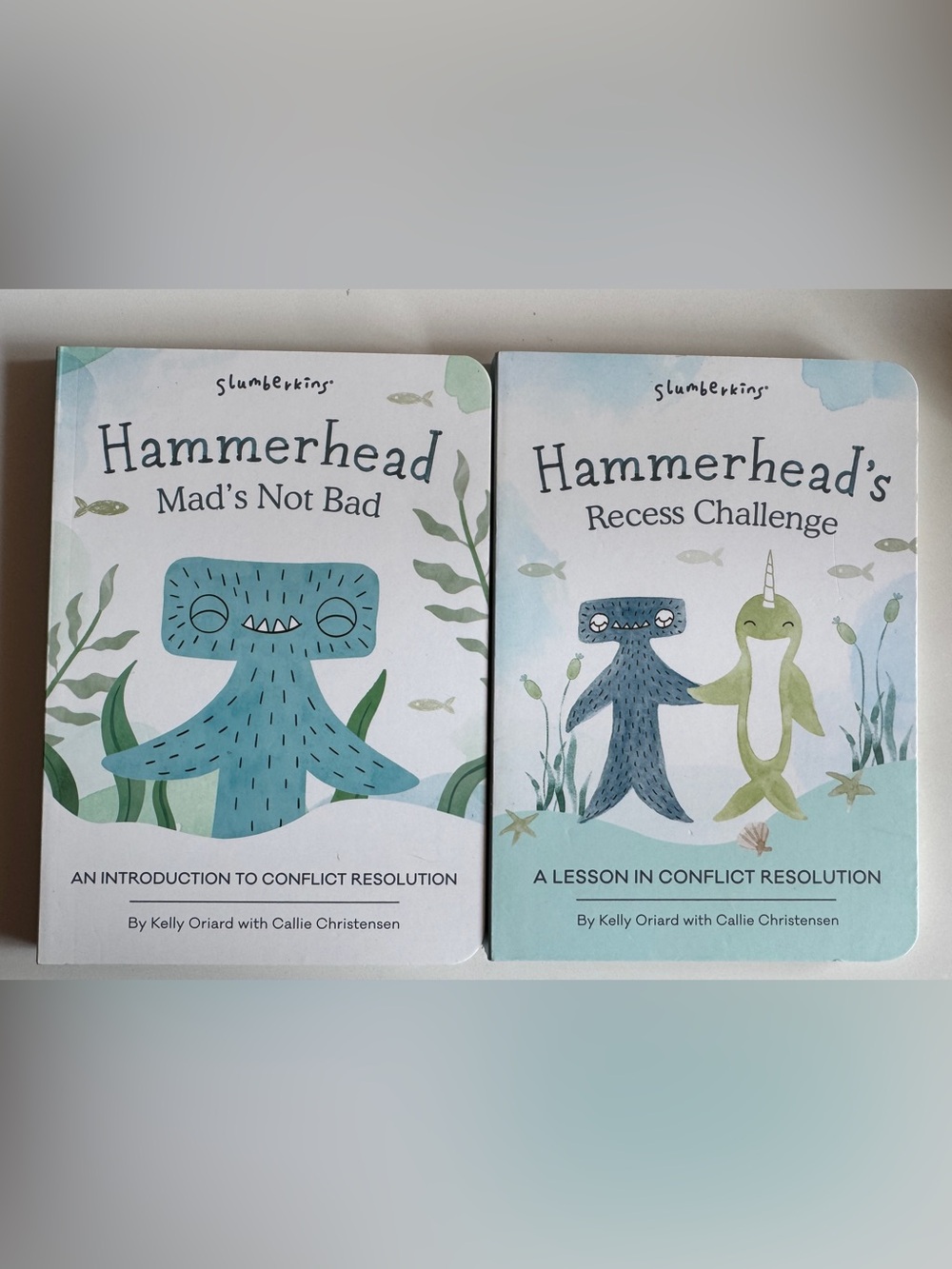 Bundle of two Slumberkins Hammerhead board books